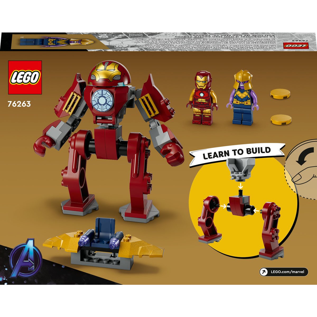 Anti-Hulk de Iron Man Vs. Thanos Lego Super Heroes Marvel