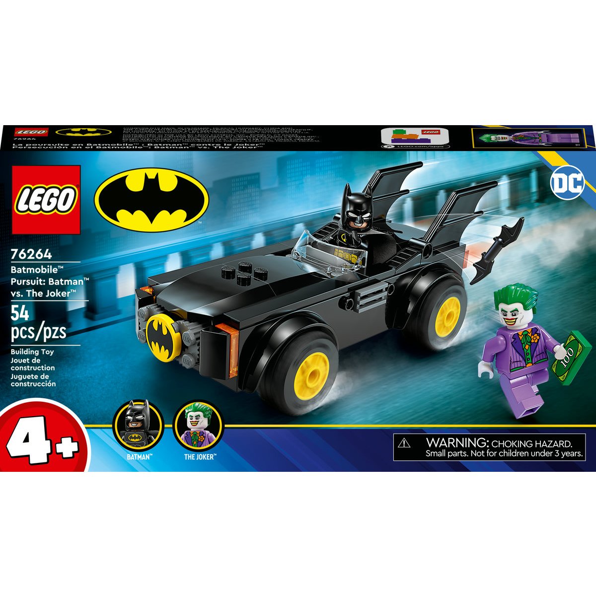 Persecución en el Batmobile™: Batman™ Vs. The Joker™ Lego Super Heroes Dc