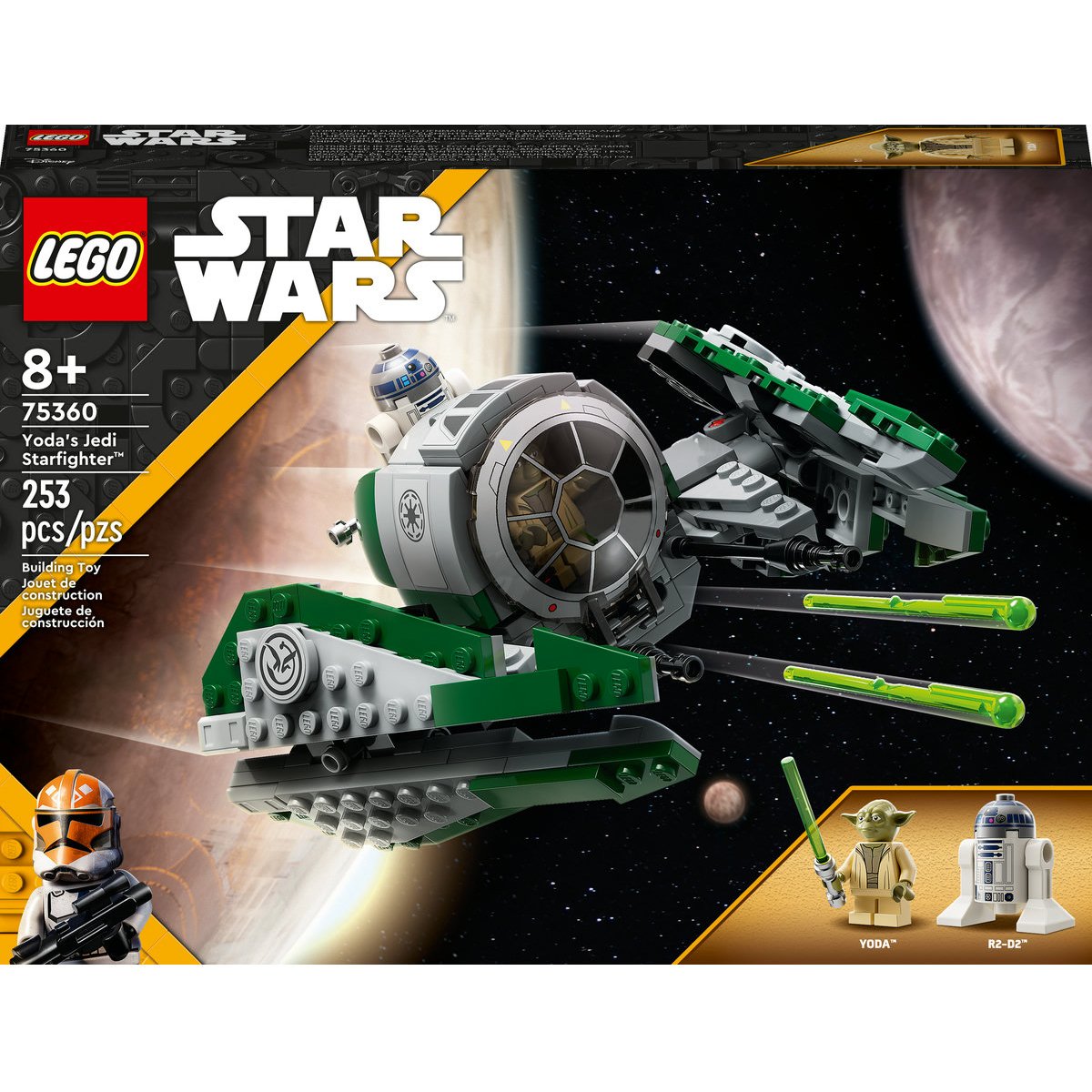 Caza Estelar Jedi de Yoda Lego Star Wars™