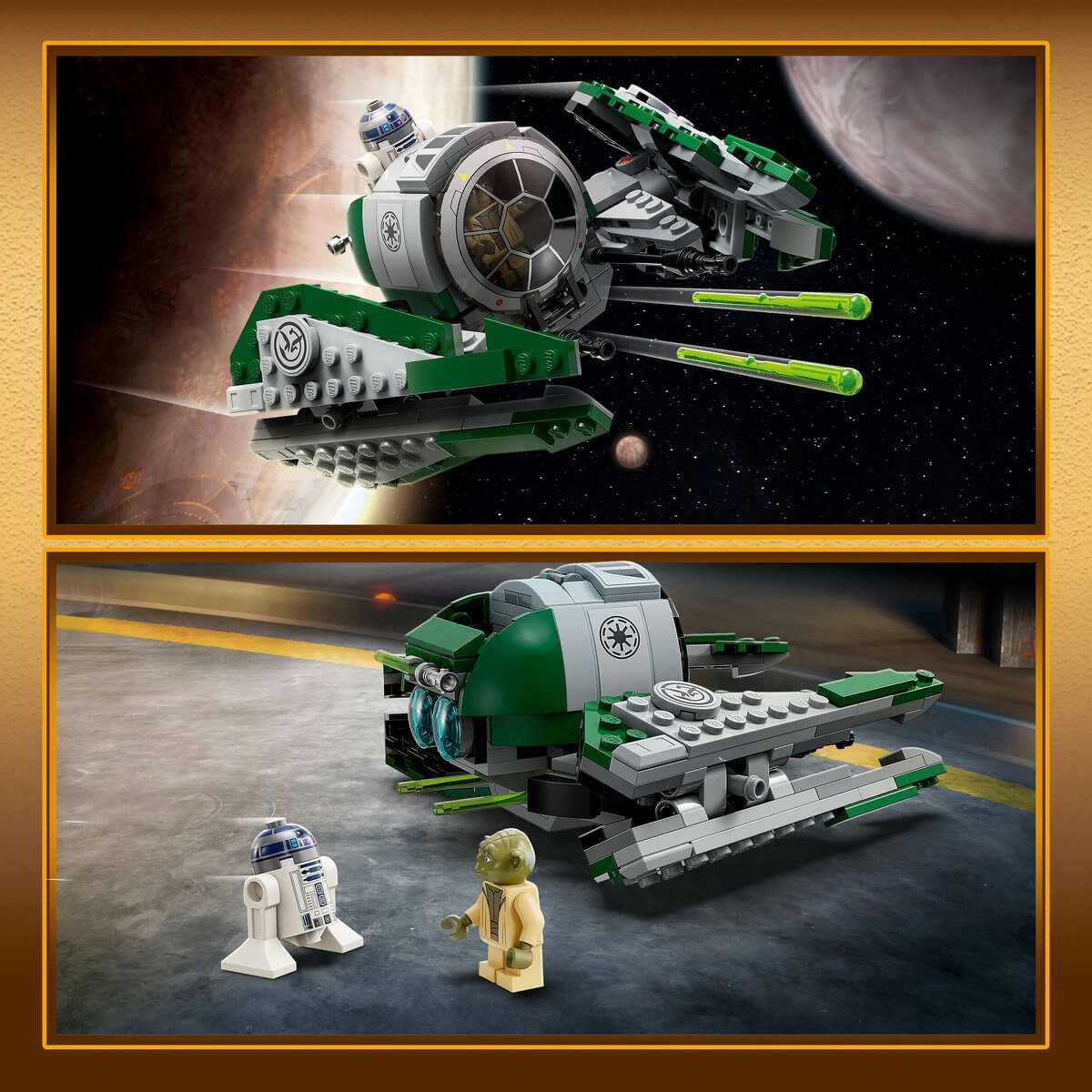 Caza Estelar Jedi de Yoda Lego Star Wars™