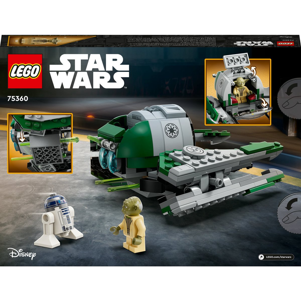Caza Estelar Jedi de Yoda Lego Star Wars™