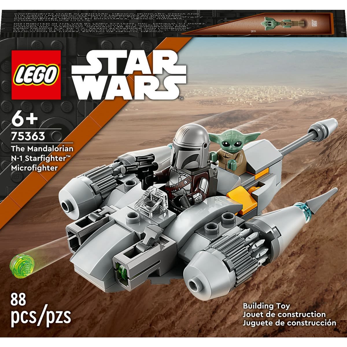 Microfighter: Caza Estelar N-1 de The Mandalorian Lego Star Wars™ Mandalorian