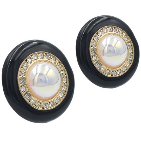 Aretes Circulares con Perla