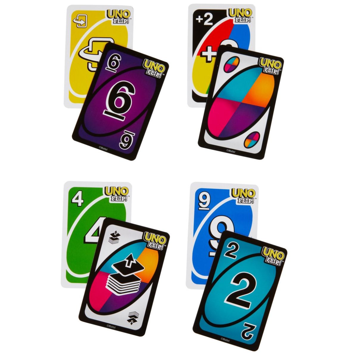 Juego de Cartas uno Flip Mattel