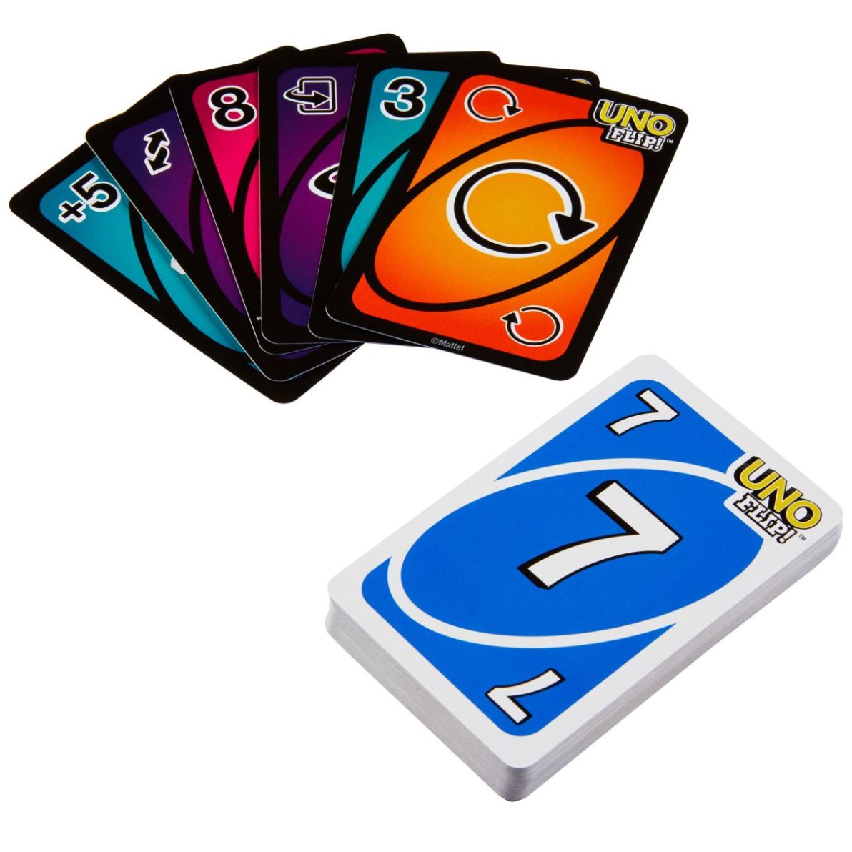 Juego de Cartas uno Flip Mattel