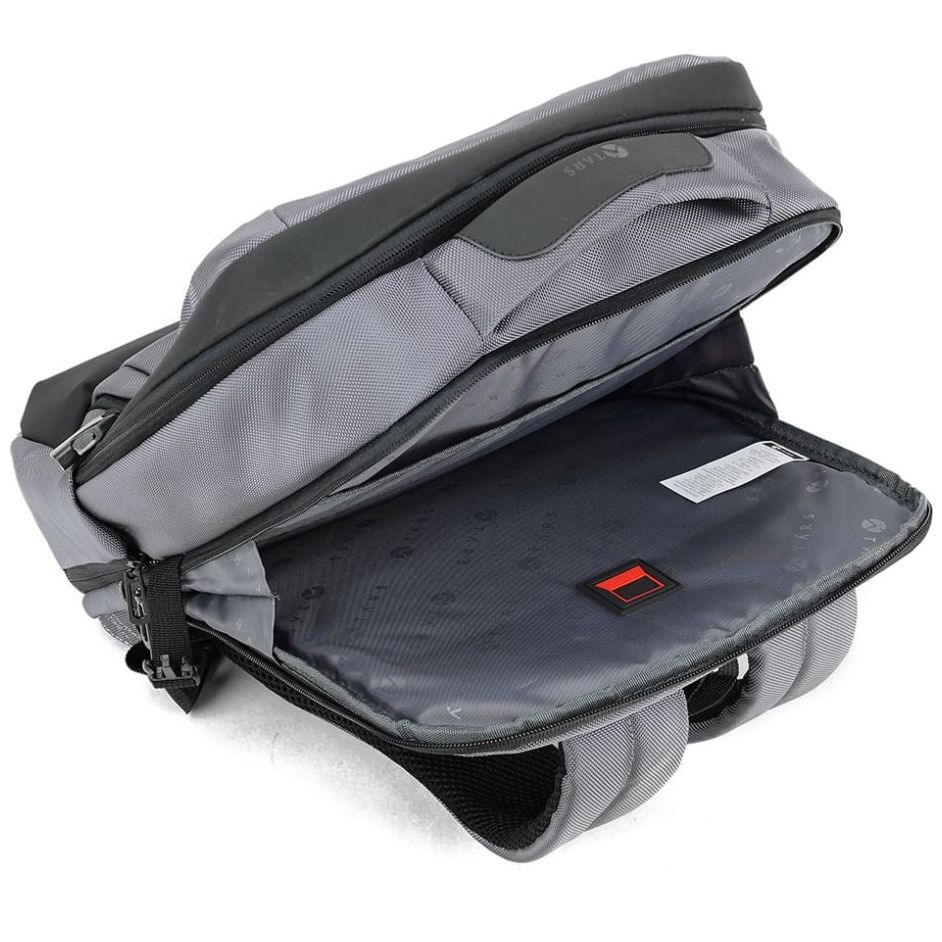 Mochila Portalaptop Tars 15.6" Ejecutiva Gris- Negro