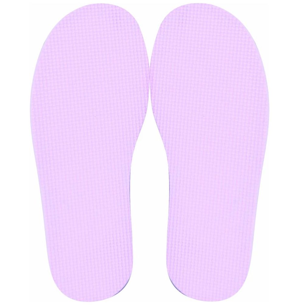 Pantufla con Ceja de Peluche Ariel Morada Arra