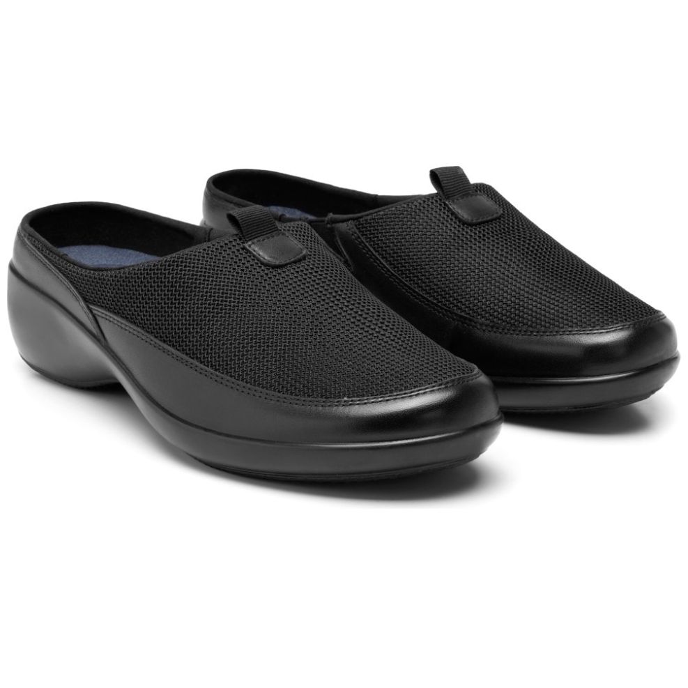 Slip On Textil Destalonado Negro para Mujer Flexi