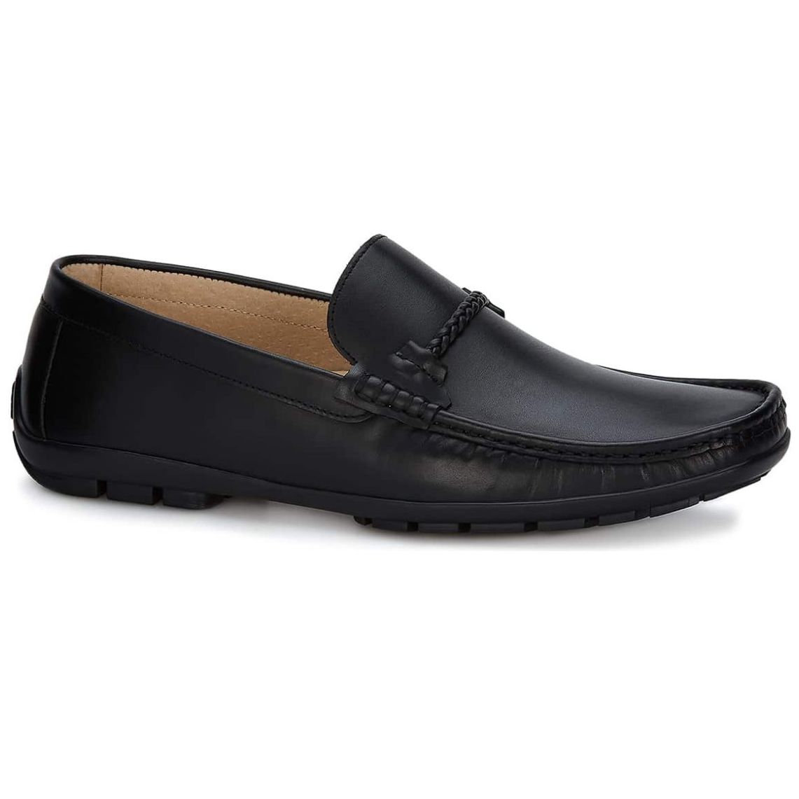 Mocasín de Piel Negro para Hombre Ferrato
