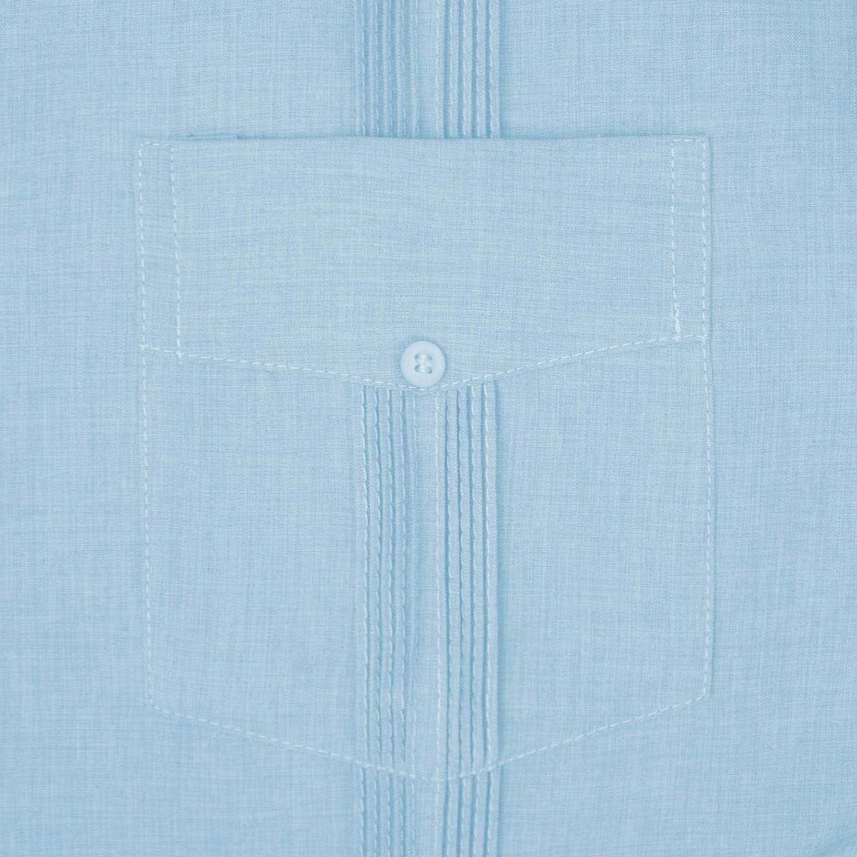 Guayabera Bruno Magnani Manga Corta Cielo para Hombre