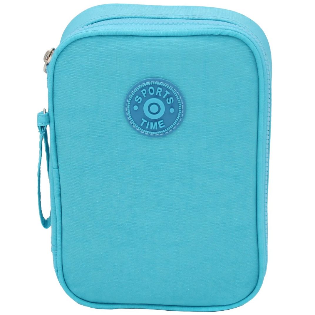 Lapicera Cuadrado Doble Azul Cielo Sports Time