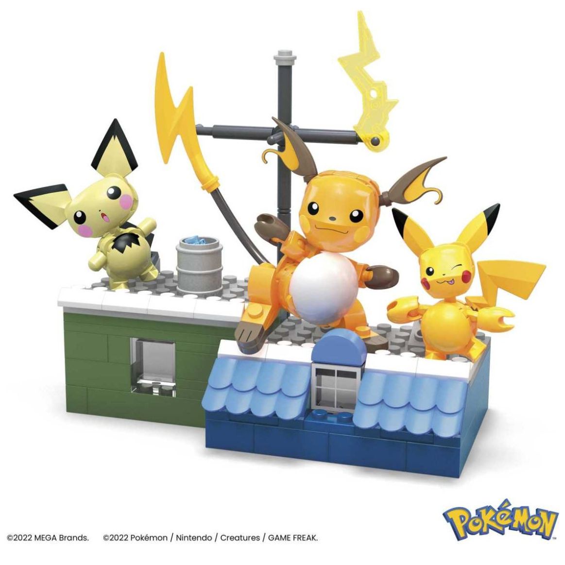 Juguete de Construcción Mega Set de Evoluciones de Pikachu