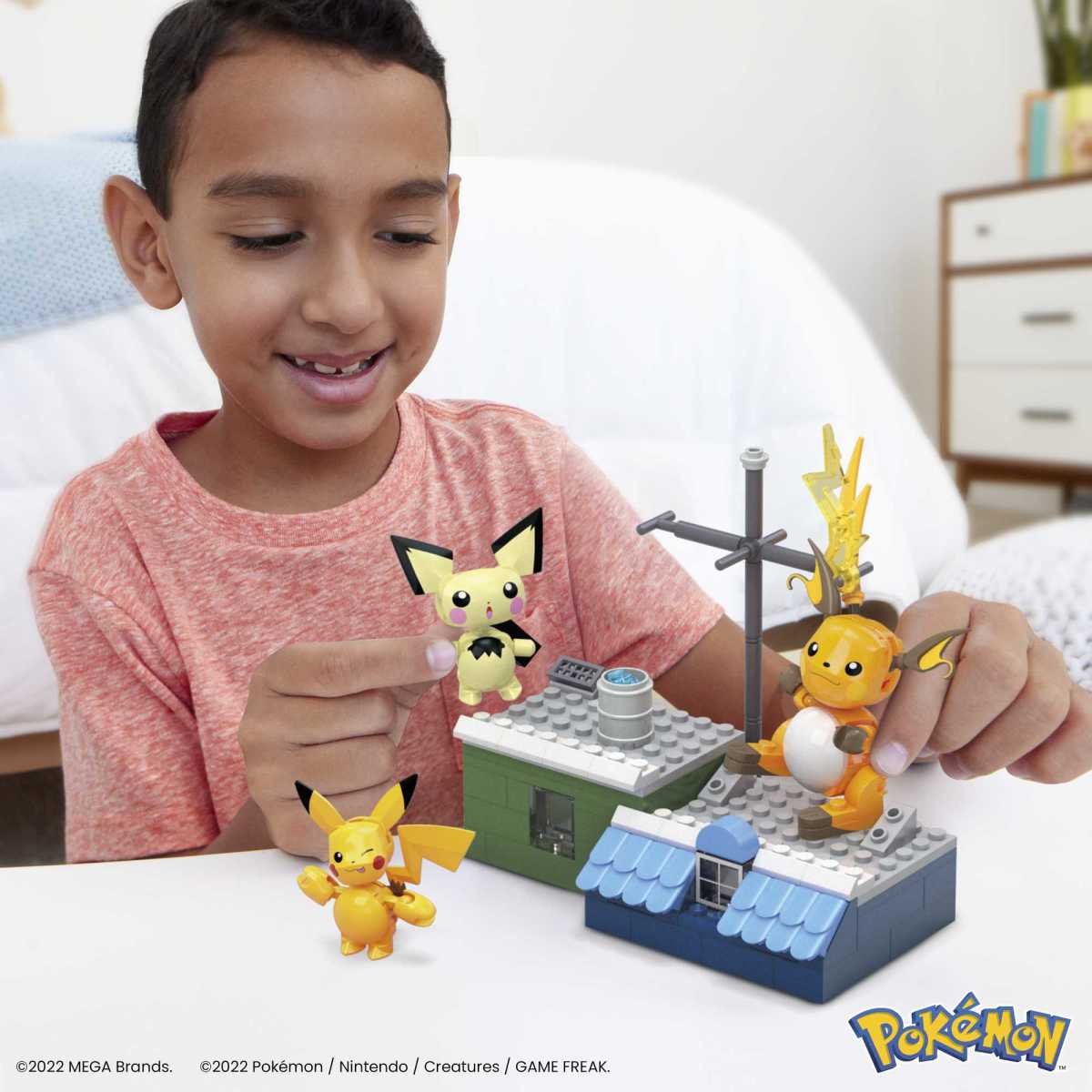 Juguete de Construcción Mega Set de Evoluciones de Pikachu