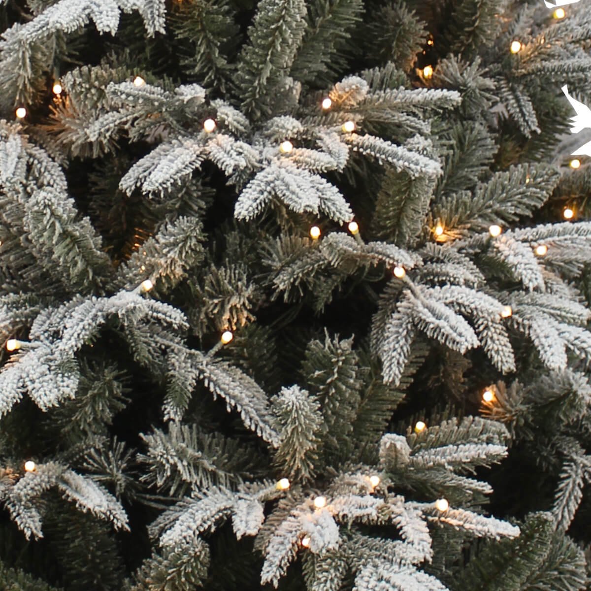 Árbol Navideño Brewer Spruce Nevado con 400 Luces 213Cm