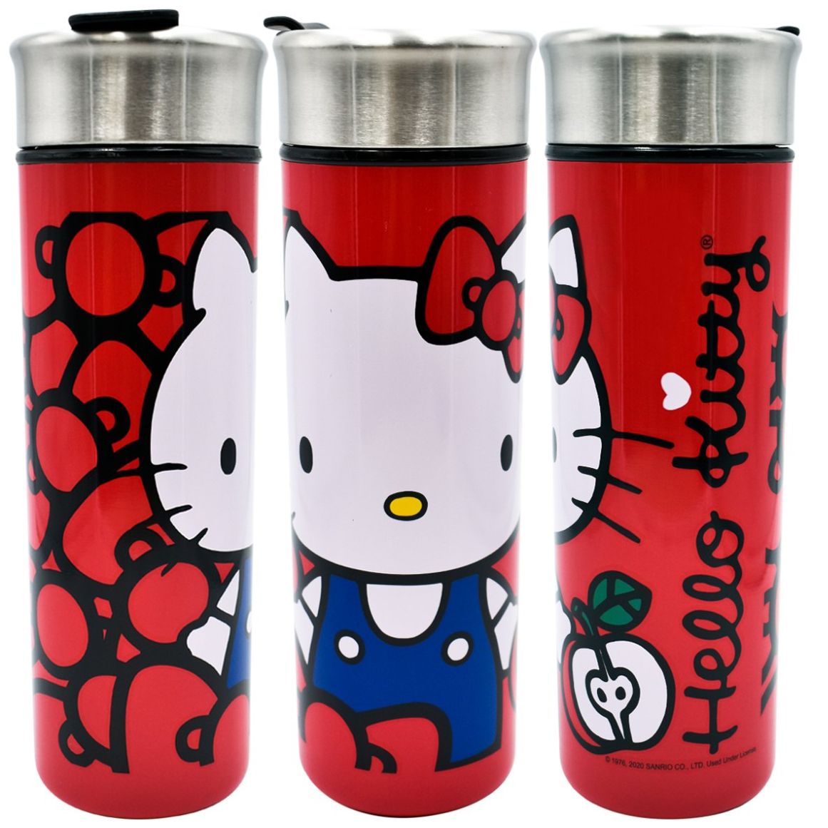 Termo 430 Ml con Tapa de Acero Inoxidable Hello Kitty