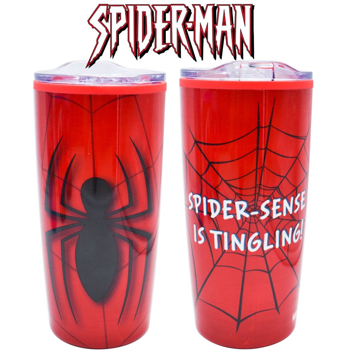 Termo 450 Ml Doble Pared Spiderman  Fun Kids