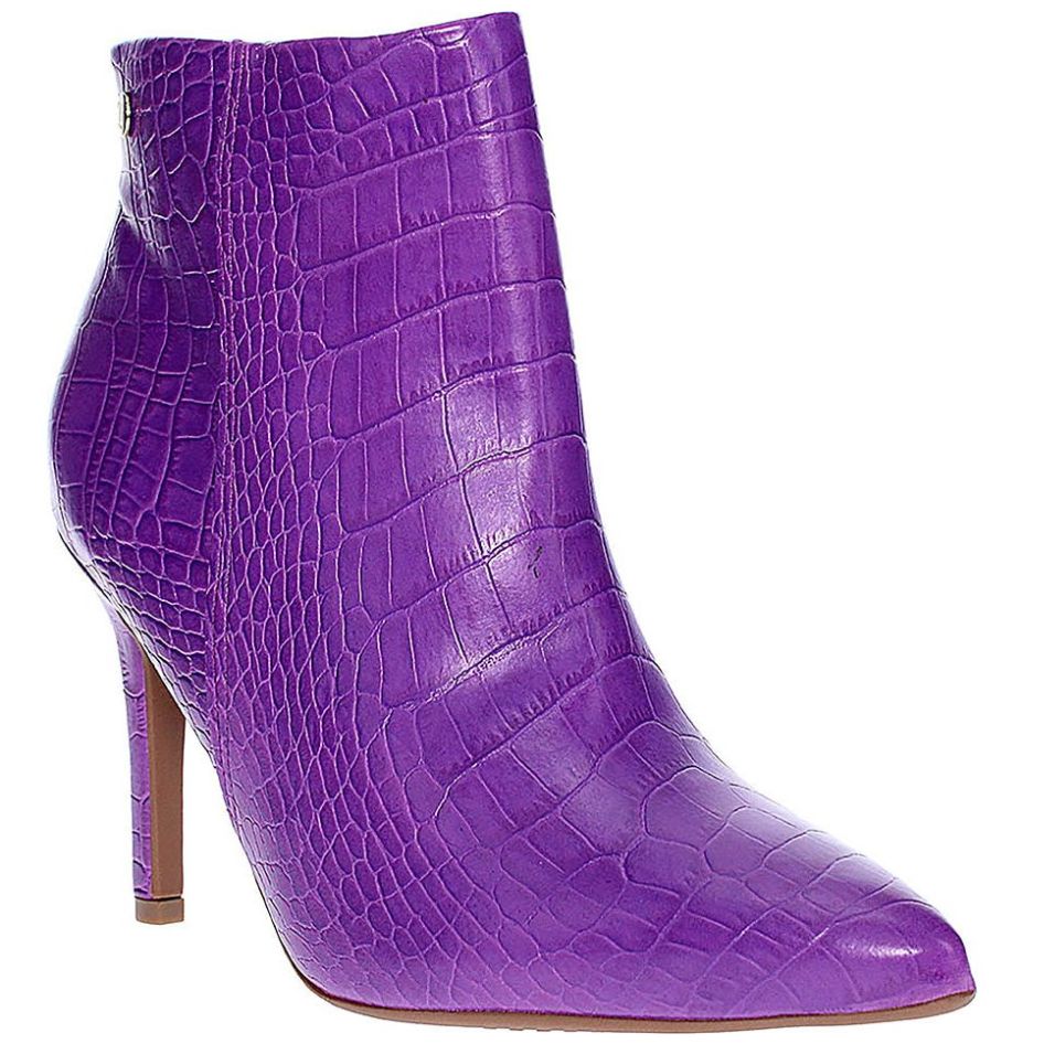 Botín Tacón Textura Croco Vizzano