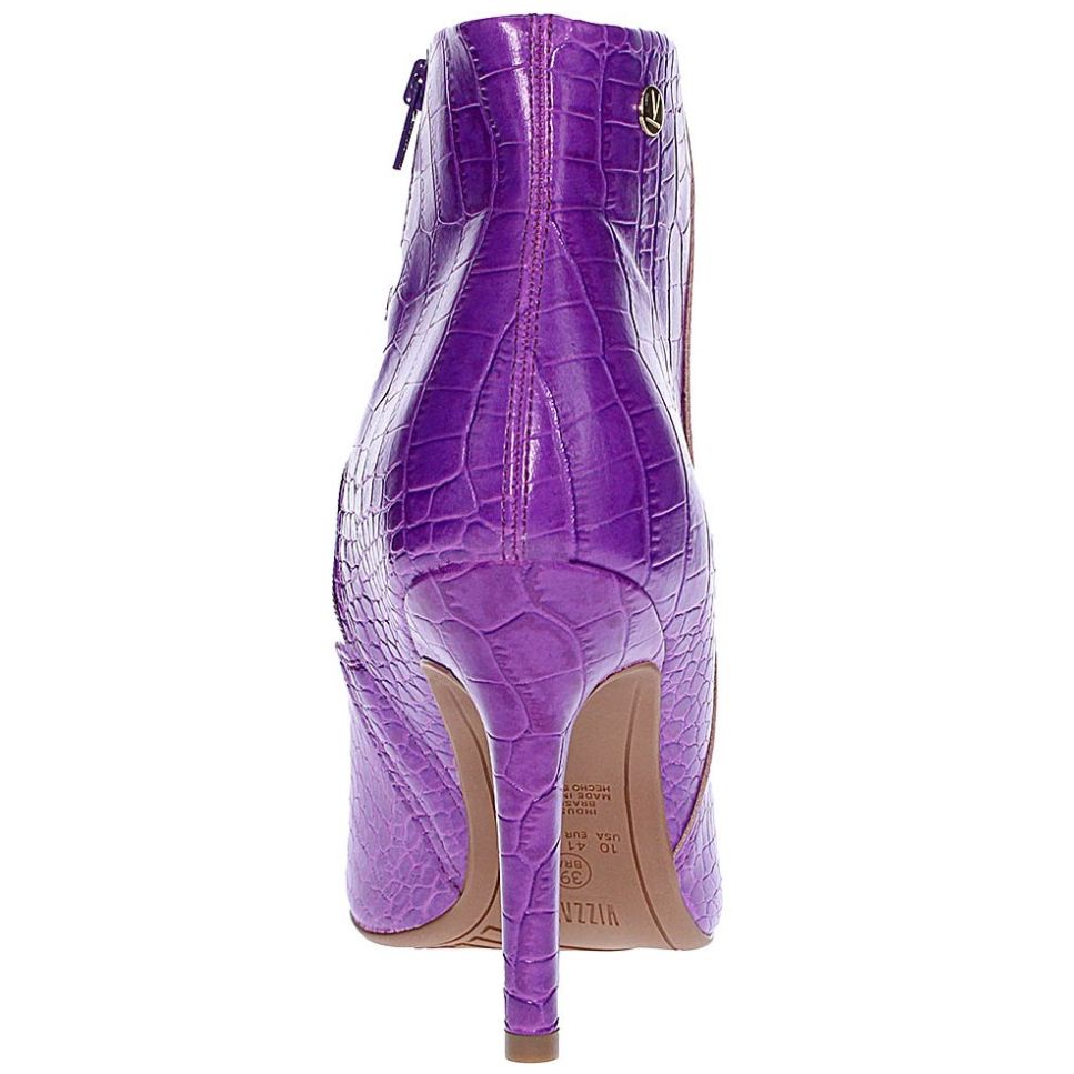Botín Tacón Textura Croco Vizzano