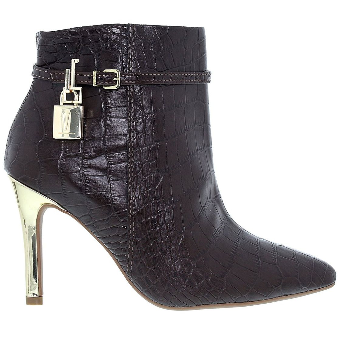 Botín Tacón Textura Croco Vizzano