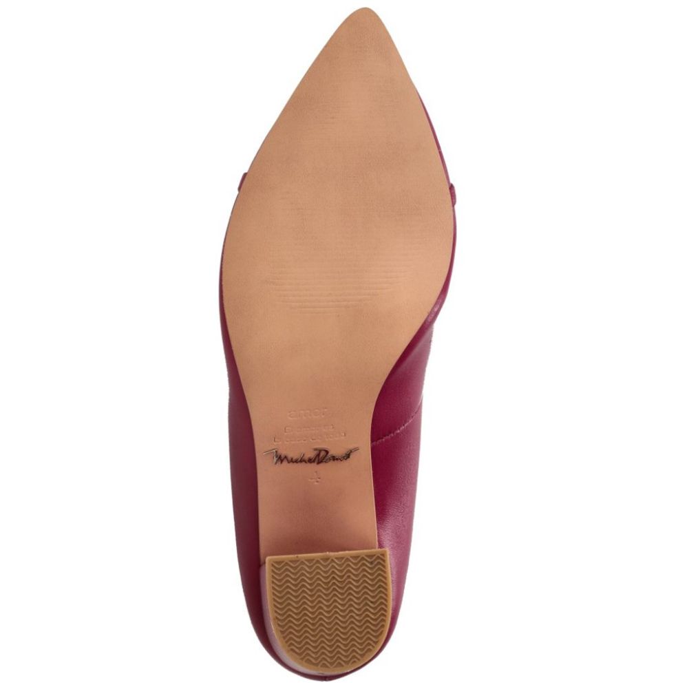 Zapatilla Puntal con Herraje Frontal Rosa Michel Domit