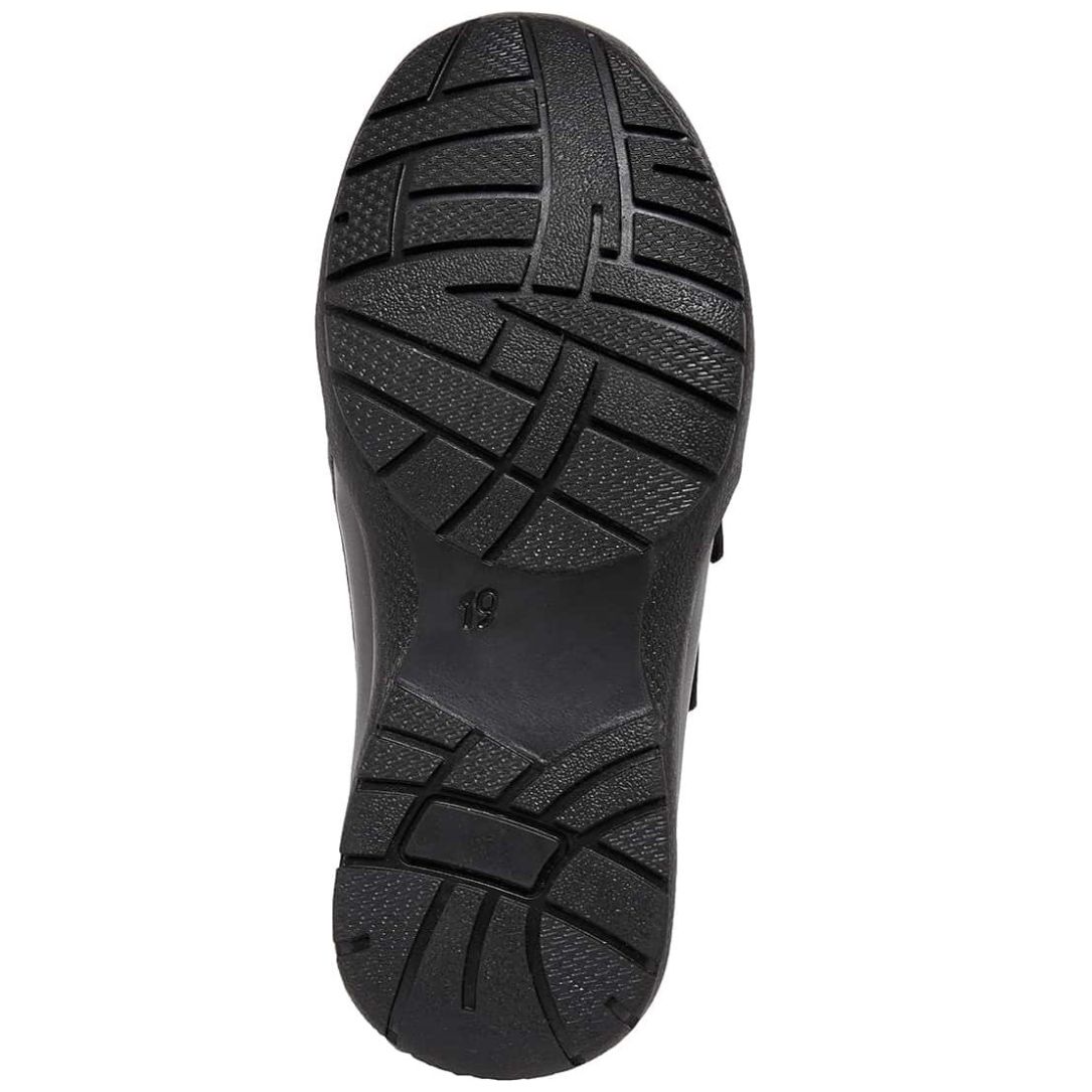 Zapato Escolar Velcro 17-21 Negro Ferrato para Niño