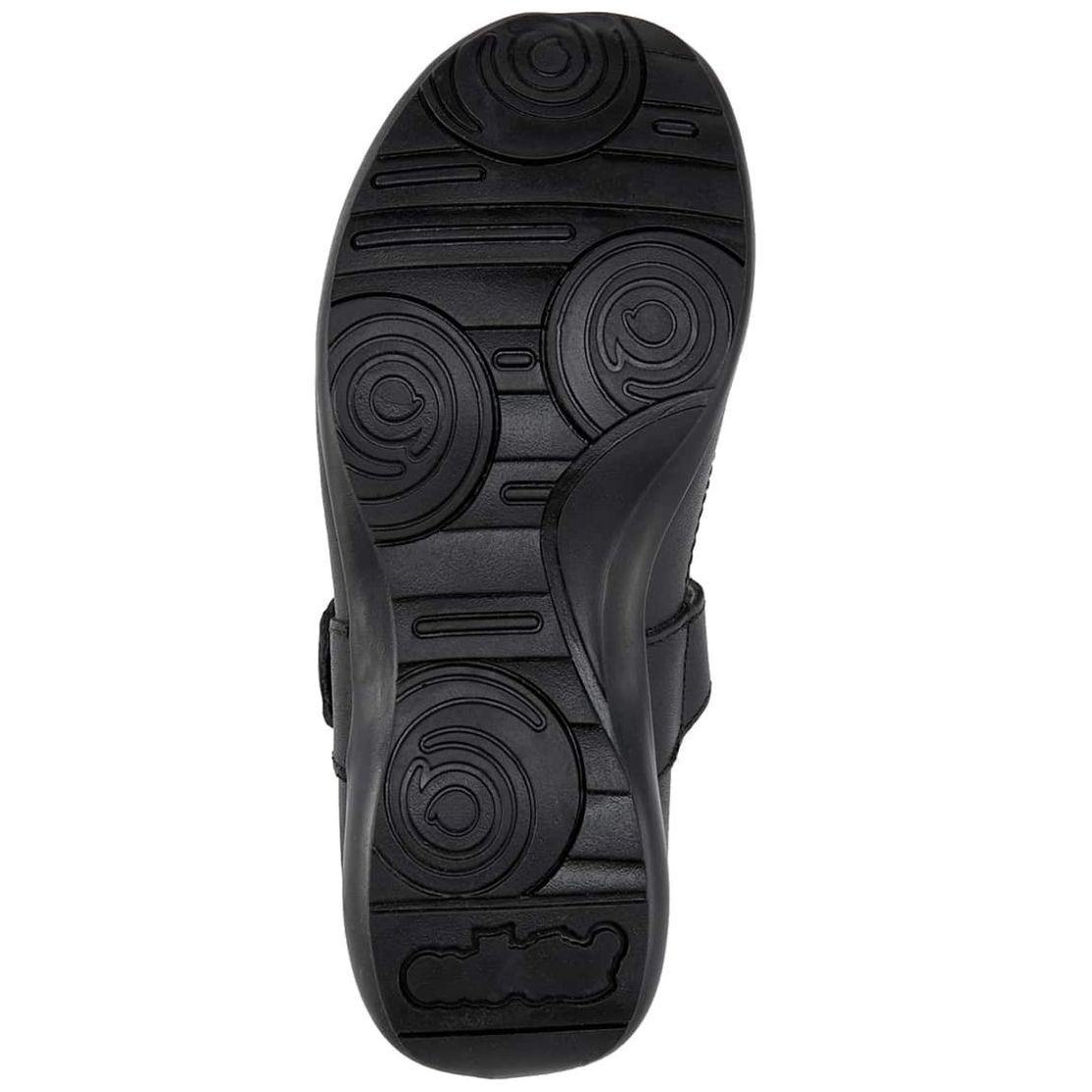 ESCOOLERS E251 Zapatillas de Casa para Hombre con Cierre de Velcro en Negro
