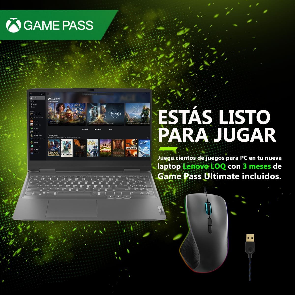 Laptop Lenovo Gaming Loq 16Aph8 R7 16G 1T 11S Nvidia Geforce Rtx 4060+ Mouse