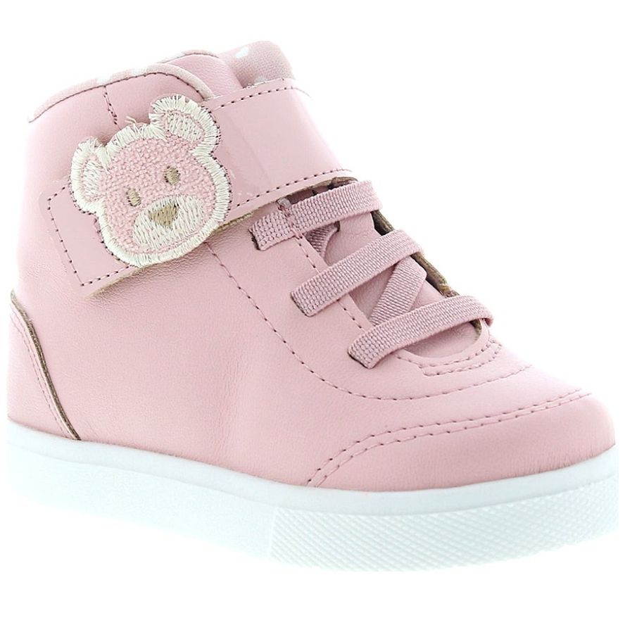 Tenis molekinha rosa sales infantil