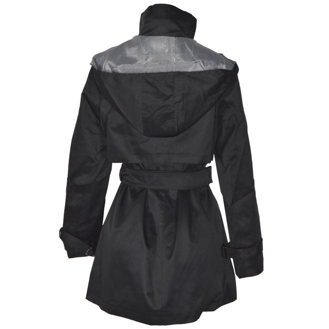 Gabardina para Mujer, Doble Tono, con Botones y Cinturón Philosophy Jr