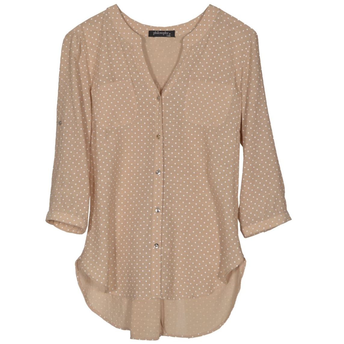 Blusa para Mujer, con Bolsillos y Botones Philosophy