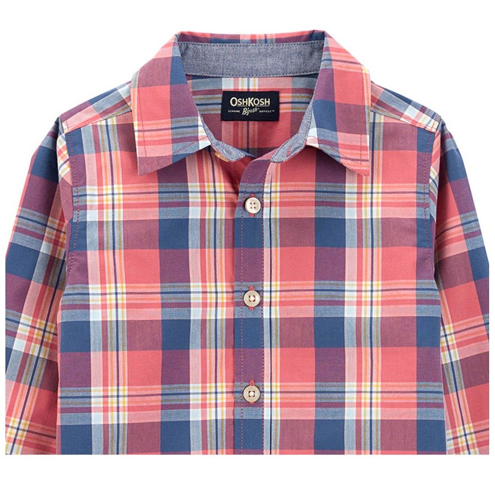 Camisa Oshkosh Manga Larga para Niño
