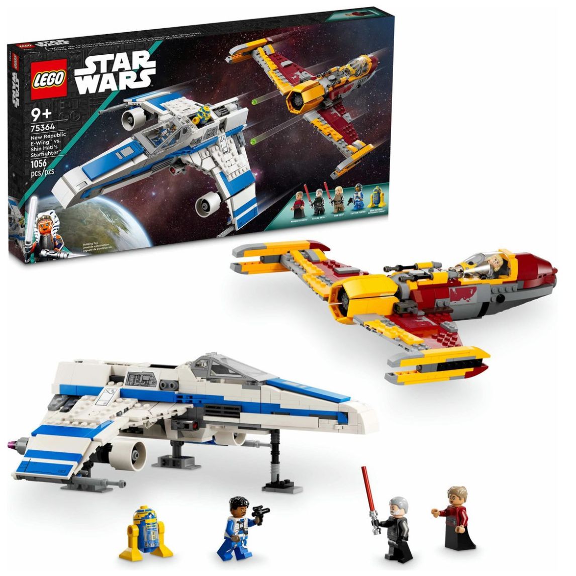 E-Wing de la Nueva República Vs. Caza Estelar de Shin Hati Lego Star Wars