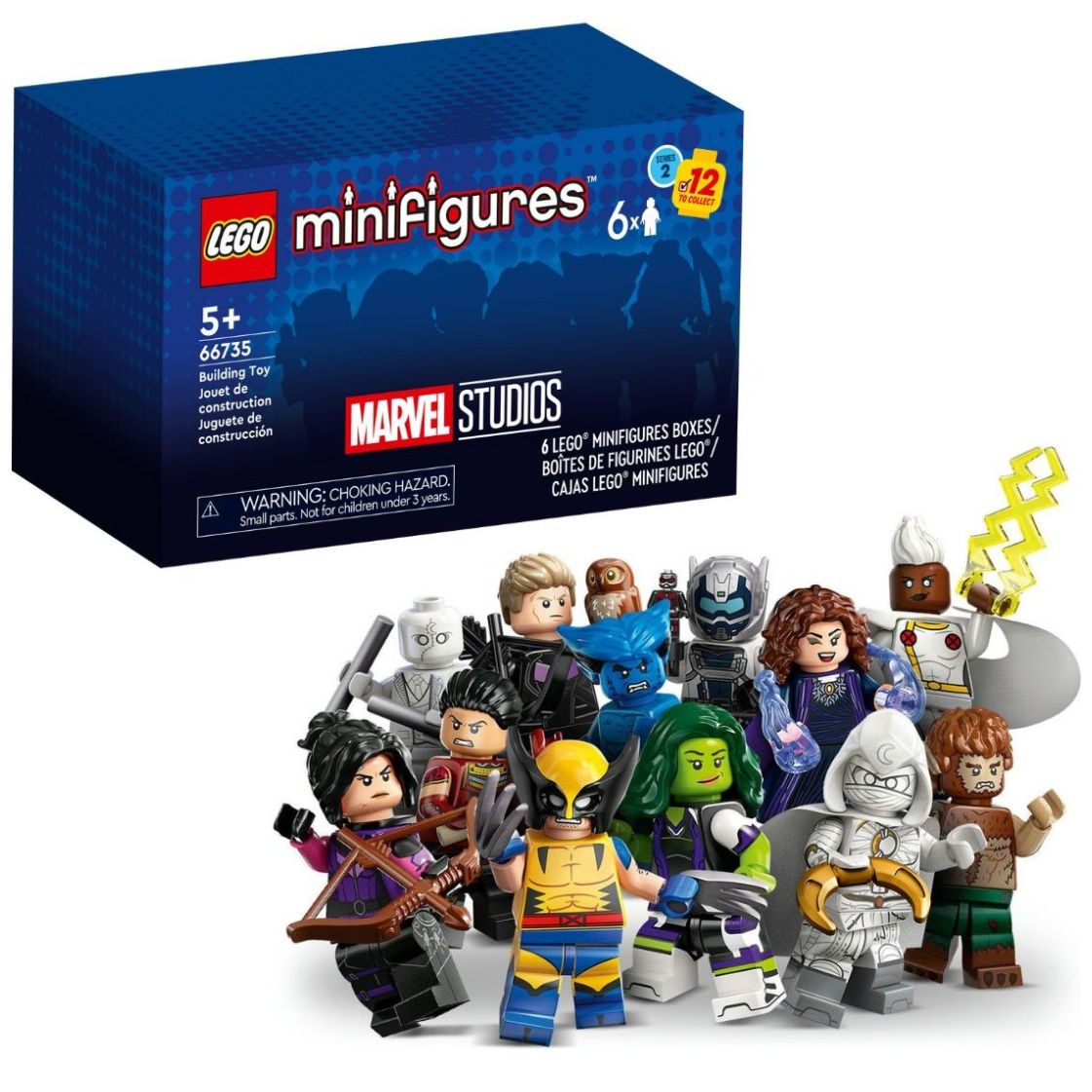 Marvel: Serie 2 (Paquete de 6) Lego Minifigures