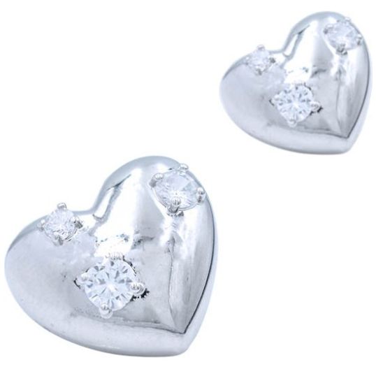 Aretes en Forma de Corazón