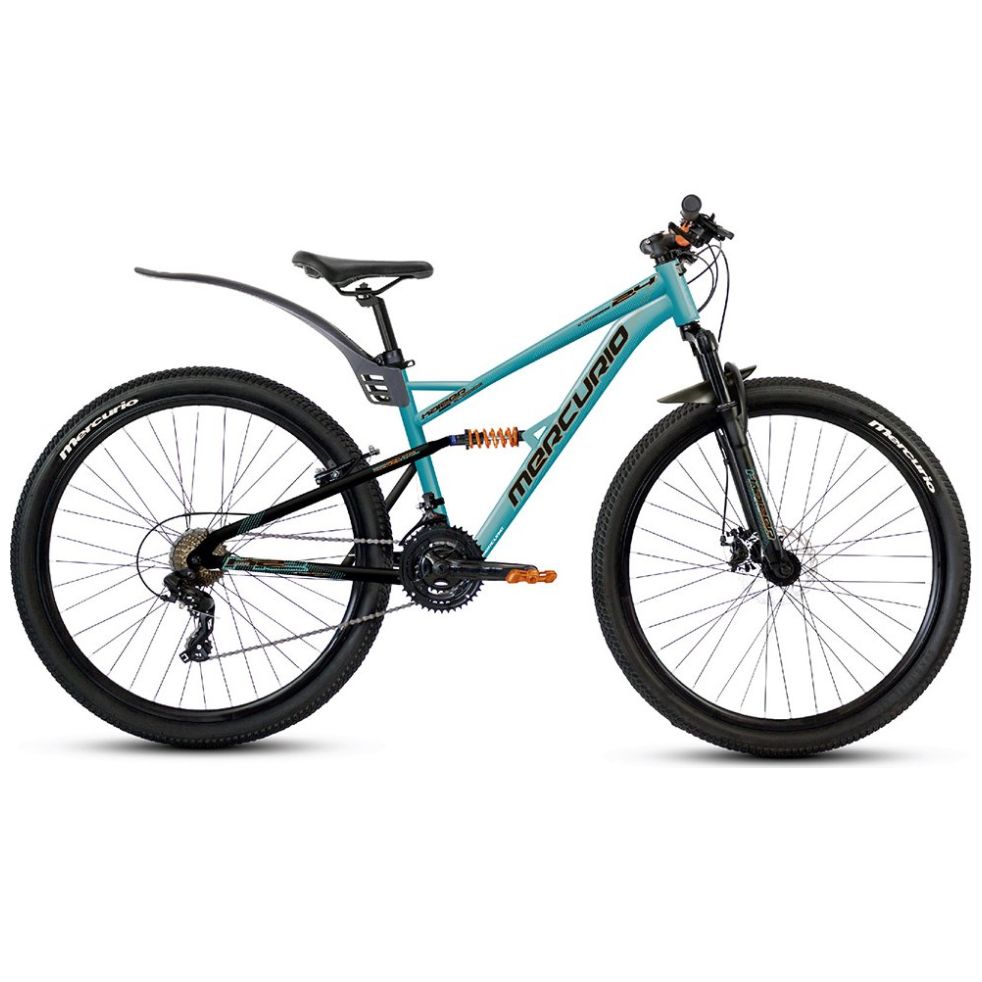 Bicicleta Mercurio Ds Kaizer 24´´, Esmeralda, Acero, 21 Velocidades