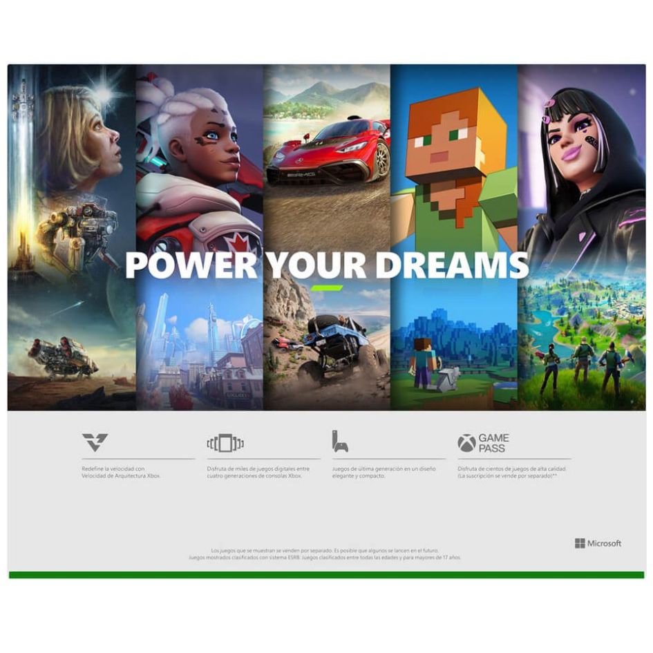 Consola Xbox Series S 1Tb Ssd Carbón Black