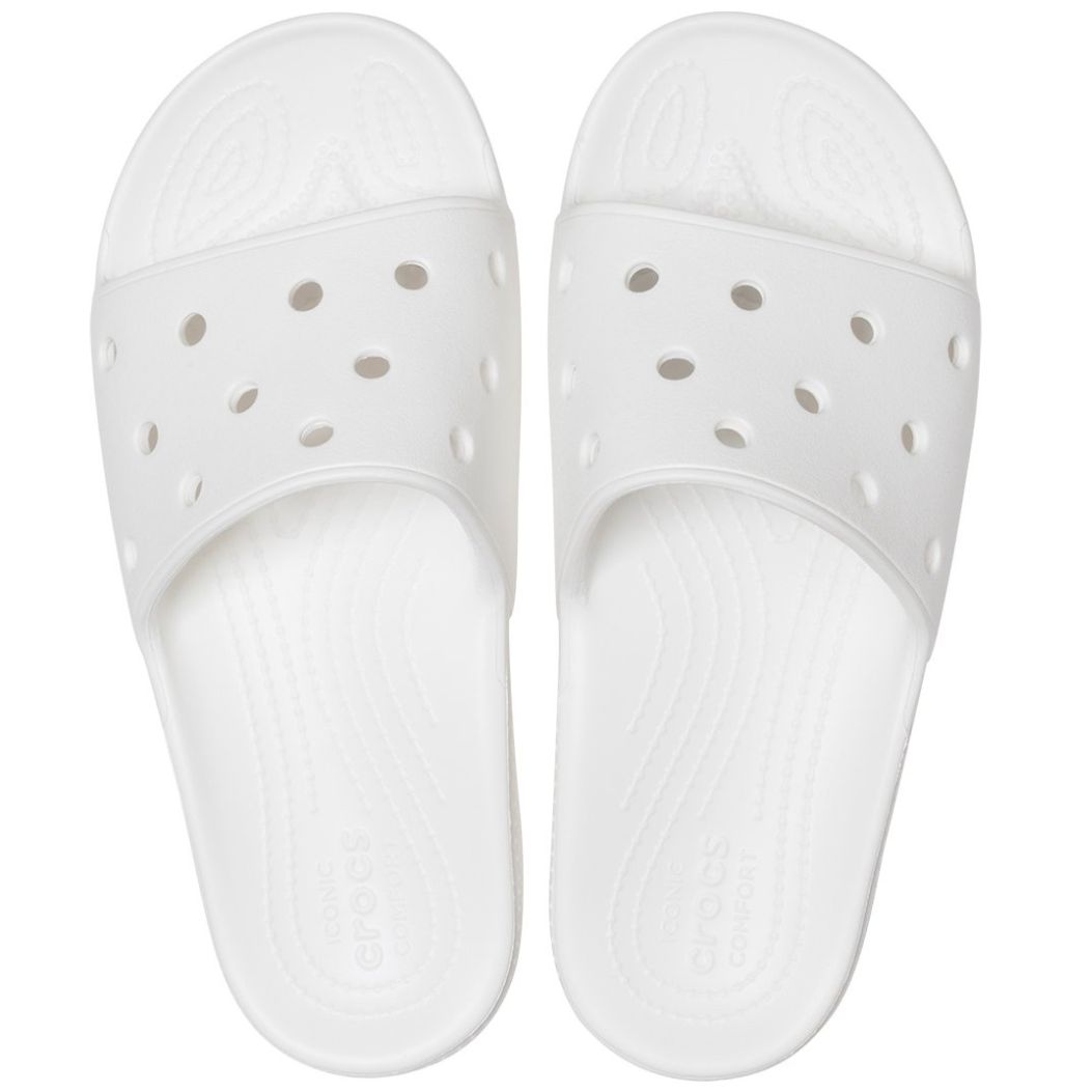 Sandalia Classic Slide Blanco Crocs