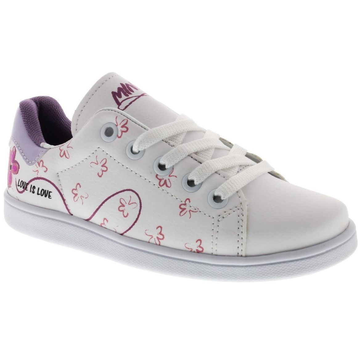 Tenis Personajes Minnie con Agujeta 17-21 Morado