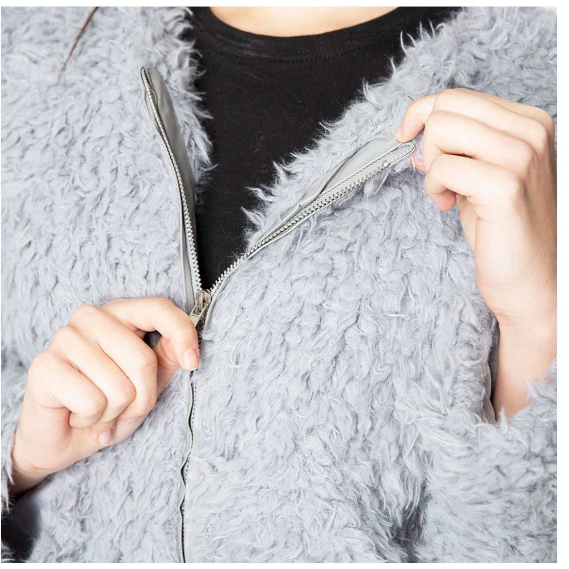 Abrigo Peluche Banana Limon