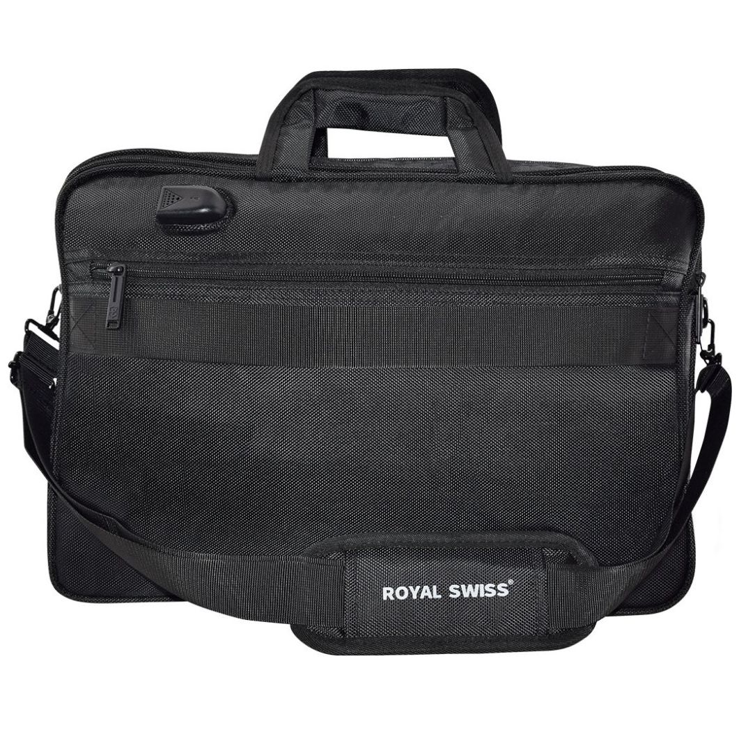 Portafolio Negro Royal Swiss