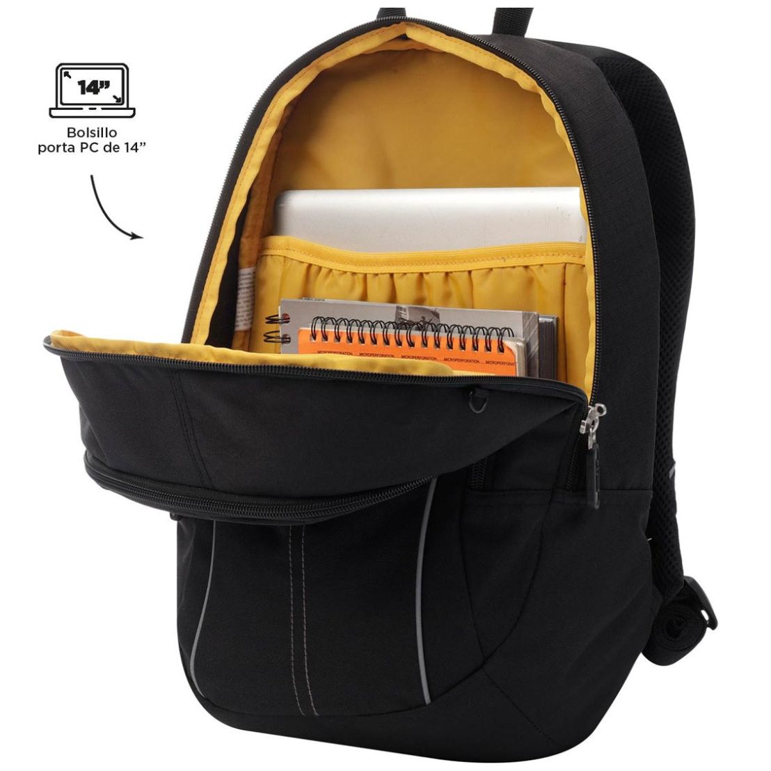 Mochila Tipo Backpack Arvar Negro Totto