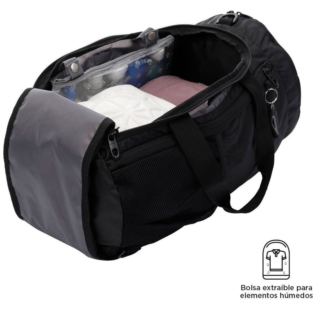 Mochila Tipo Backpack Plegable Gosum Negro Totto