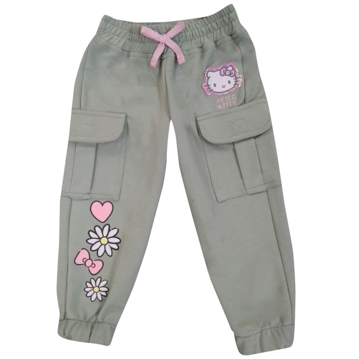 Pantalón para Bebé con Elástico Estampado Hello Kitty