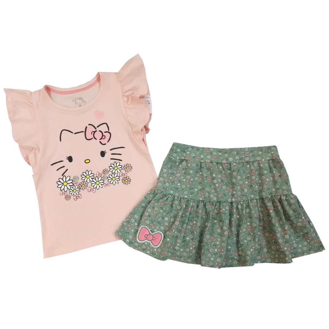 Conjunto para Niña Falda con Estampado Hello Kitty