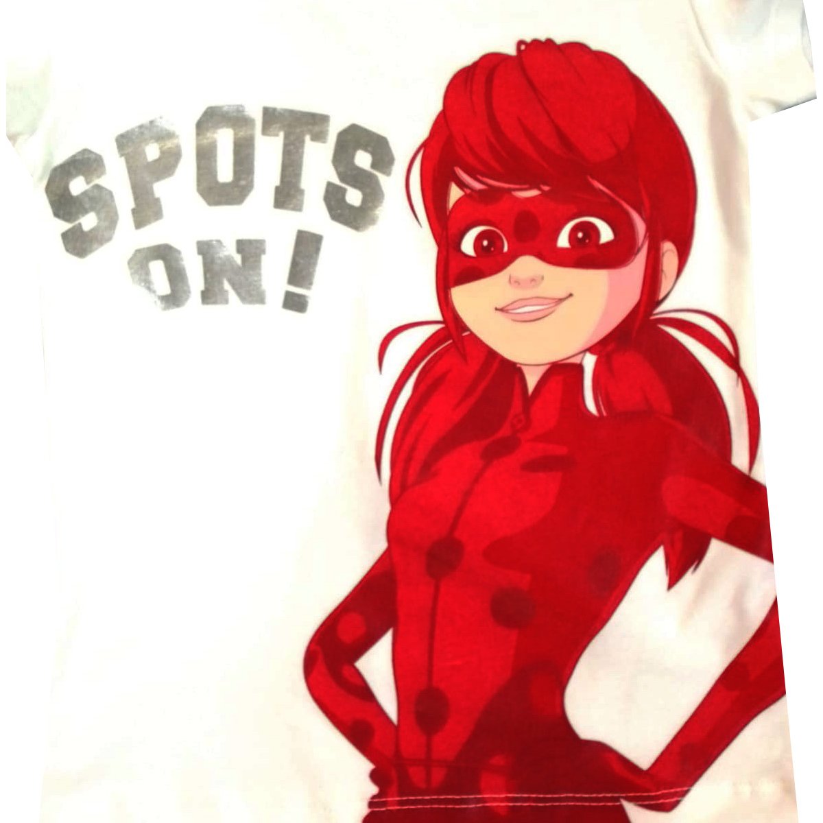 Playera para Niña Manga Corta con Estampado Lady Bug