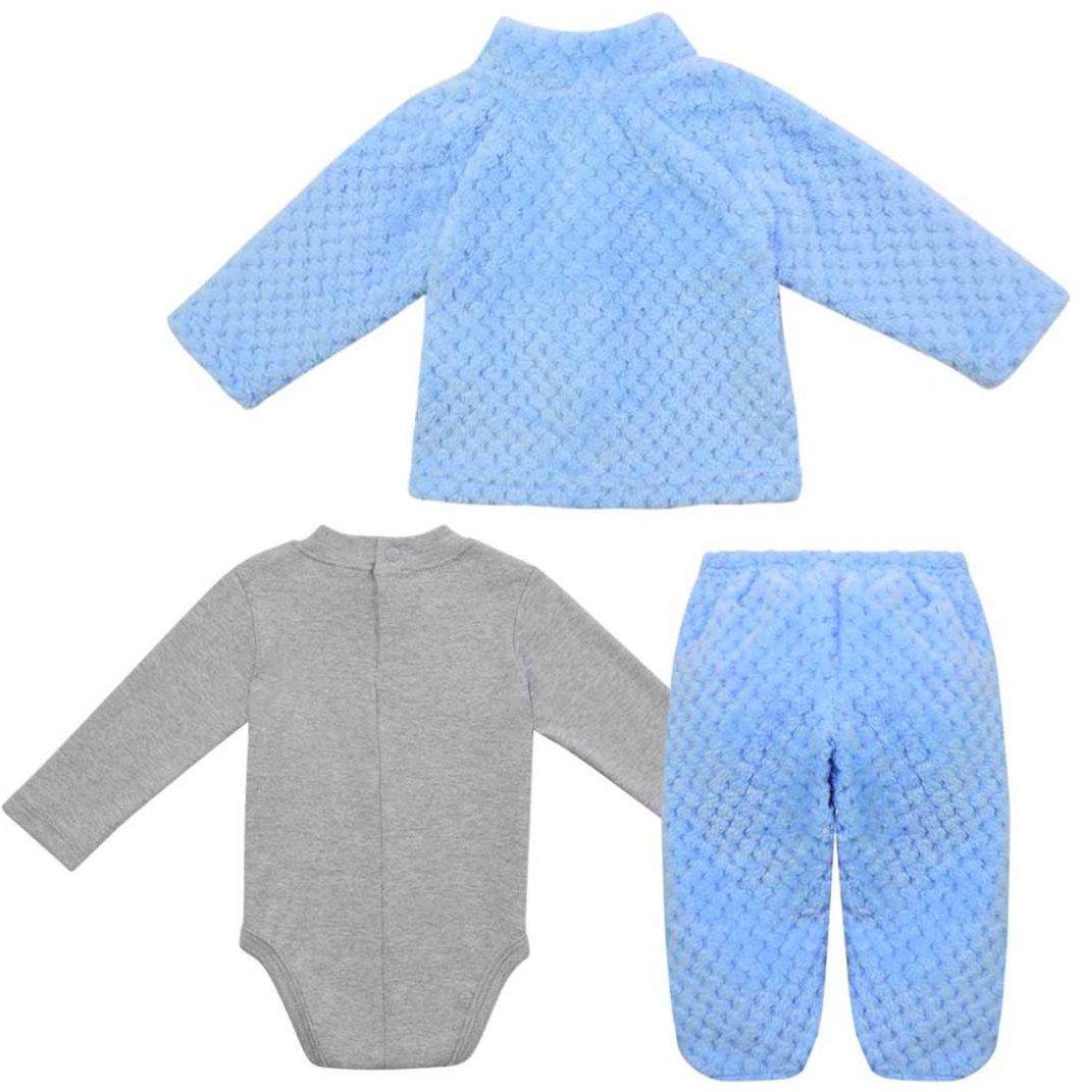 Body para Bebé Manga Larga Chamarra Y Pantalón Mondo Bambino