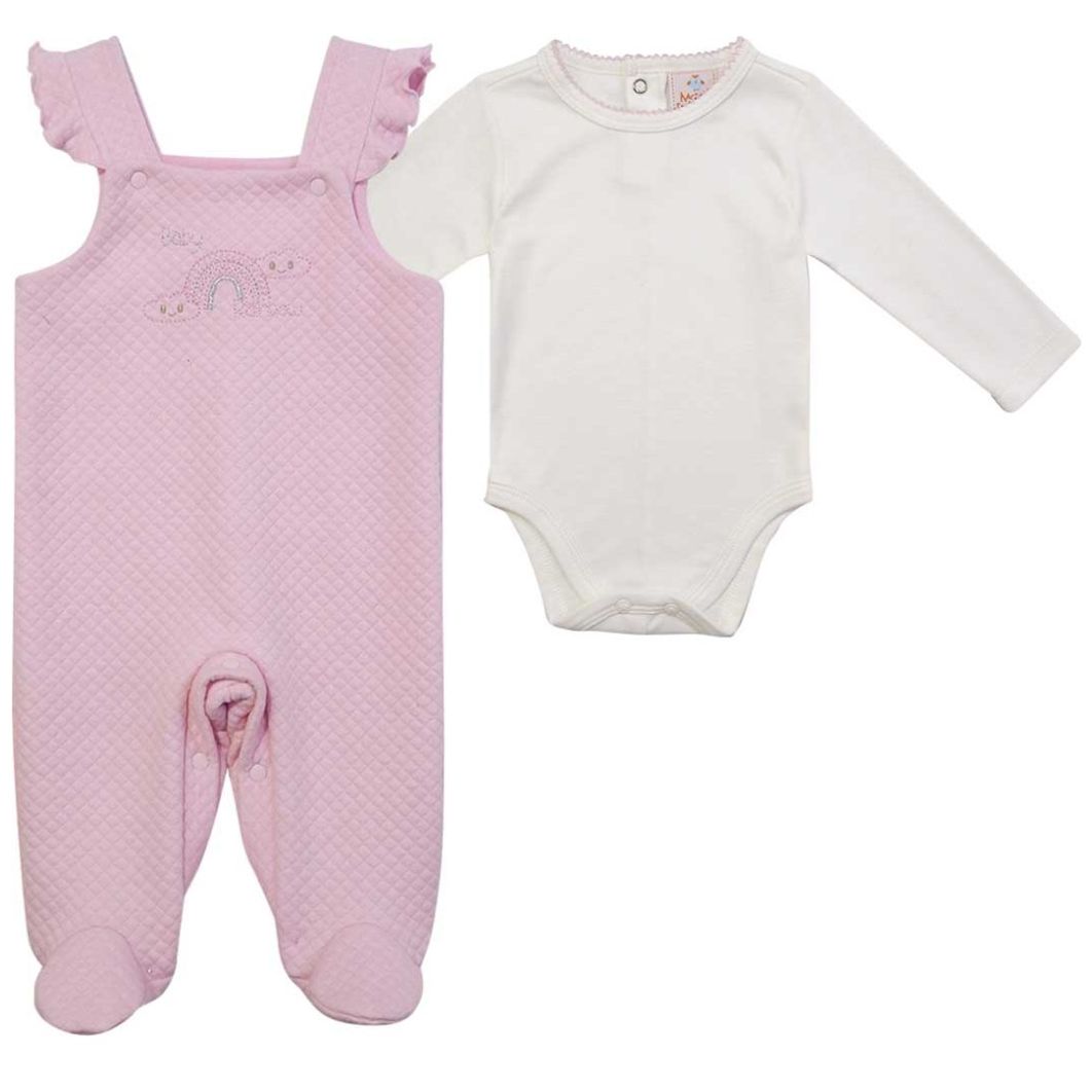 Body para Bebé Manga Larga Jumpsuit con Pie Mondo Bambino