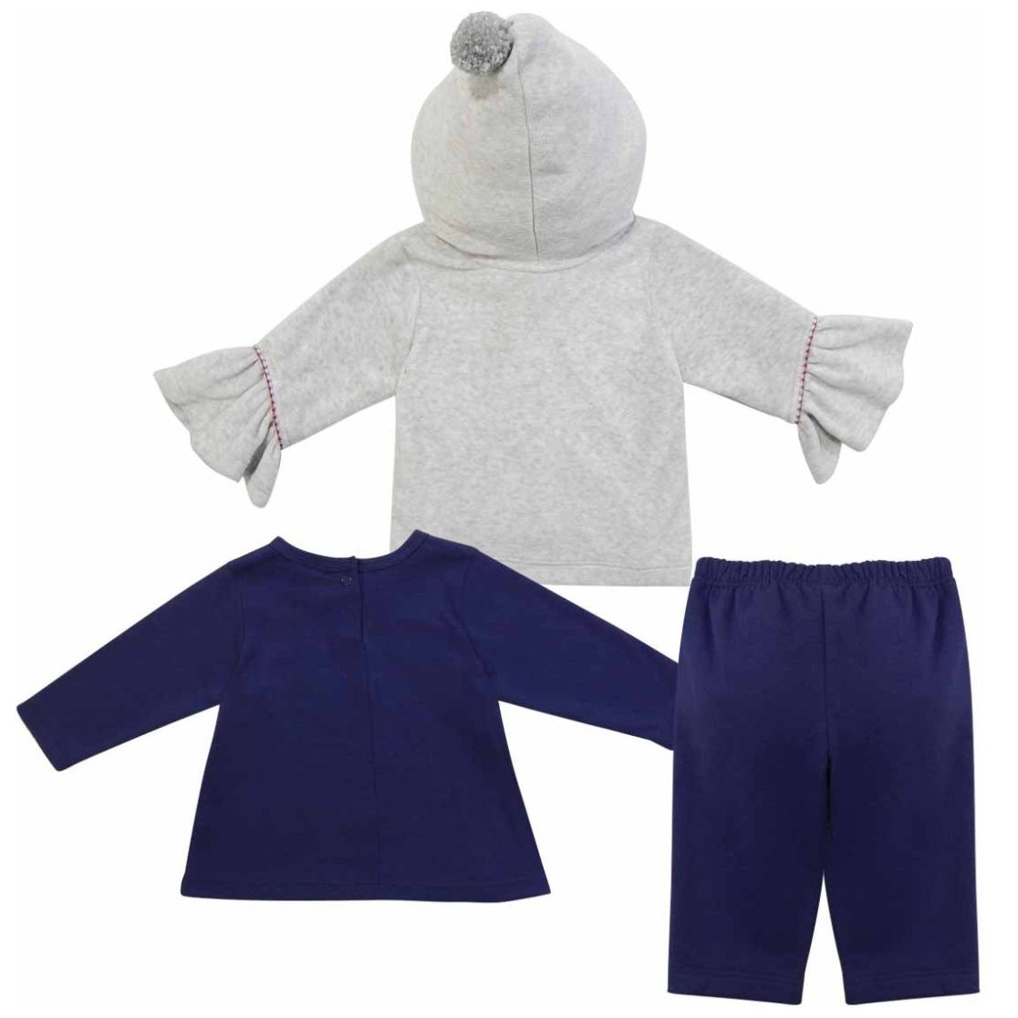 Bata para Bebé Manga Larga Chamarra Y Pantalon Mondo Bambino