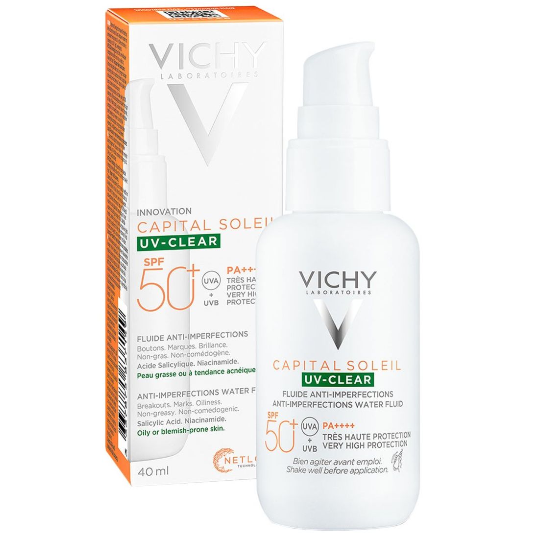 Vichy Protector Solar Anti-Imperfecciones Uv-Clear Fps 50+