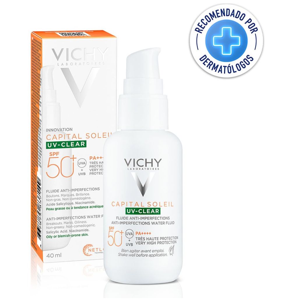 Vichy Protector Solar Anti-Imperfecciones Uv-Clear Fps 50+